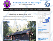 Tablet Screenshot of heinrich-karsch-haus.de